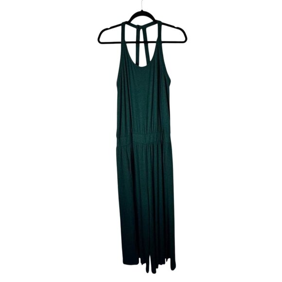 Sweaty‎ Betty Jumpsuit Women Large Green Serenity Culotte Wide Leg Athleisure - Picture 2 of 12